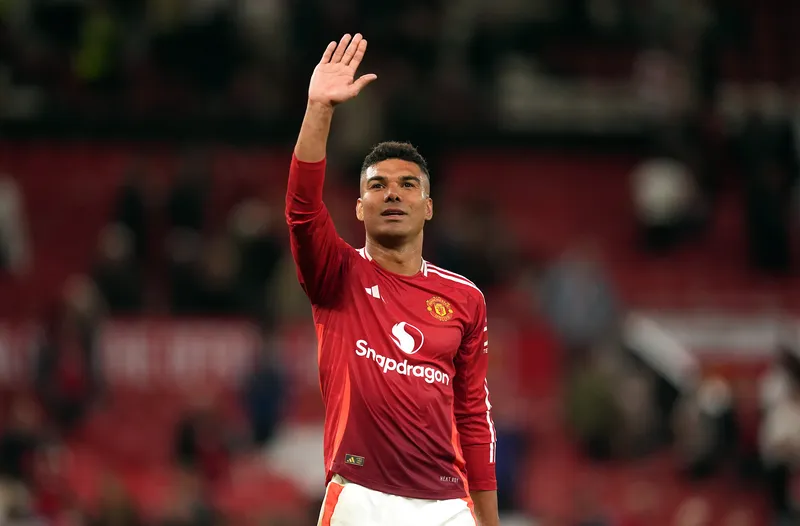 Casemiro tem contrato com o Manchester United at&eacute; junho de 2026. Foto: Icon Sport