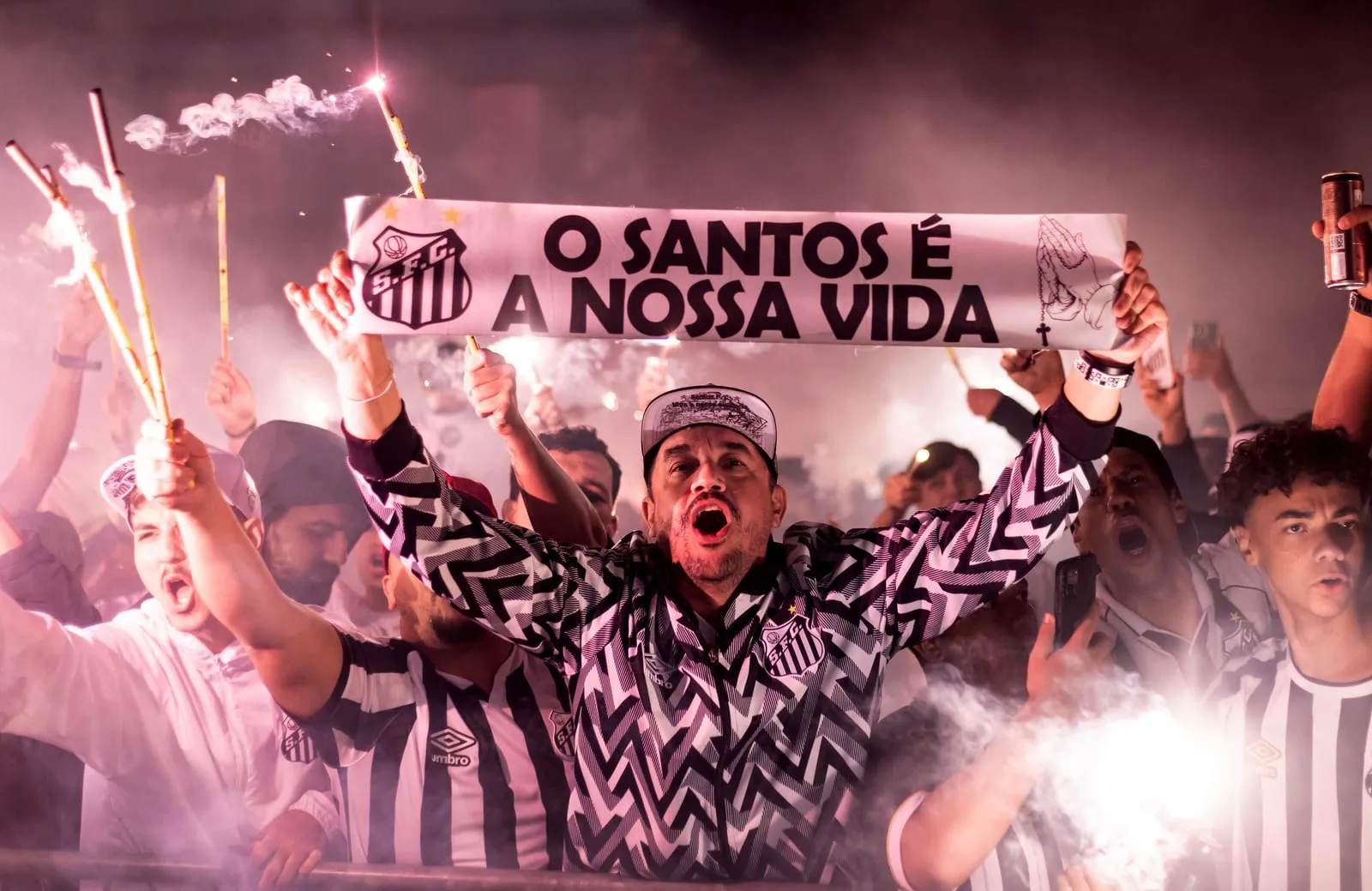 Festa da torcida do Santos 