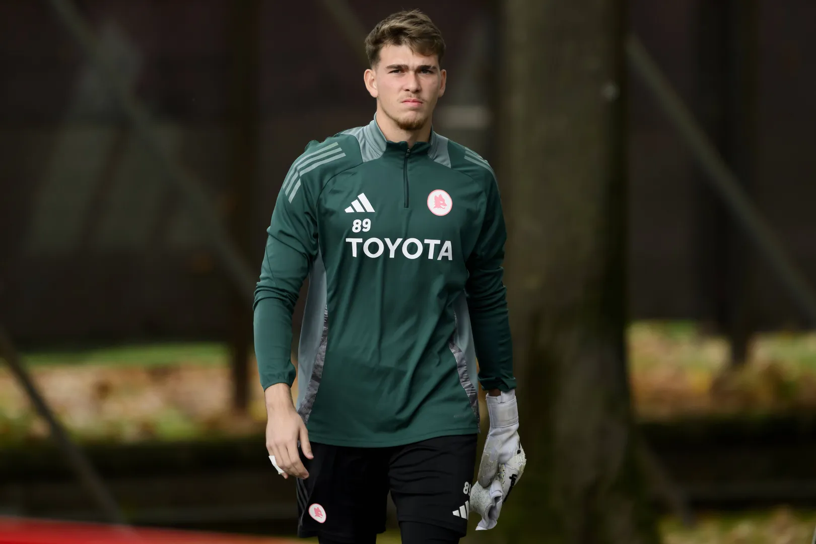 AS Roma training, Europa League, Football