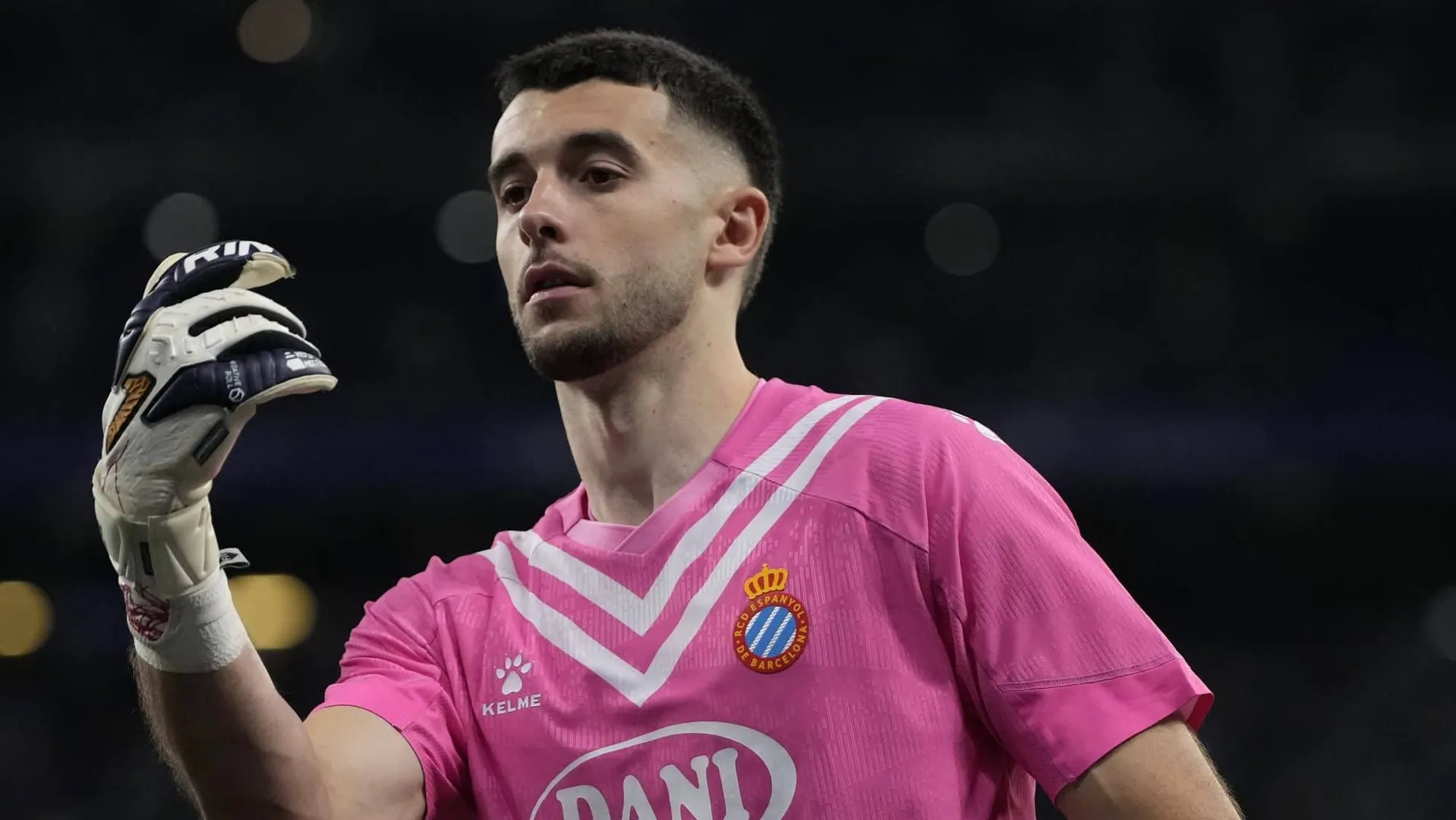 Joan Garc&iacute;a em a&ccedil;&atilde;o pelo Espanyol