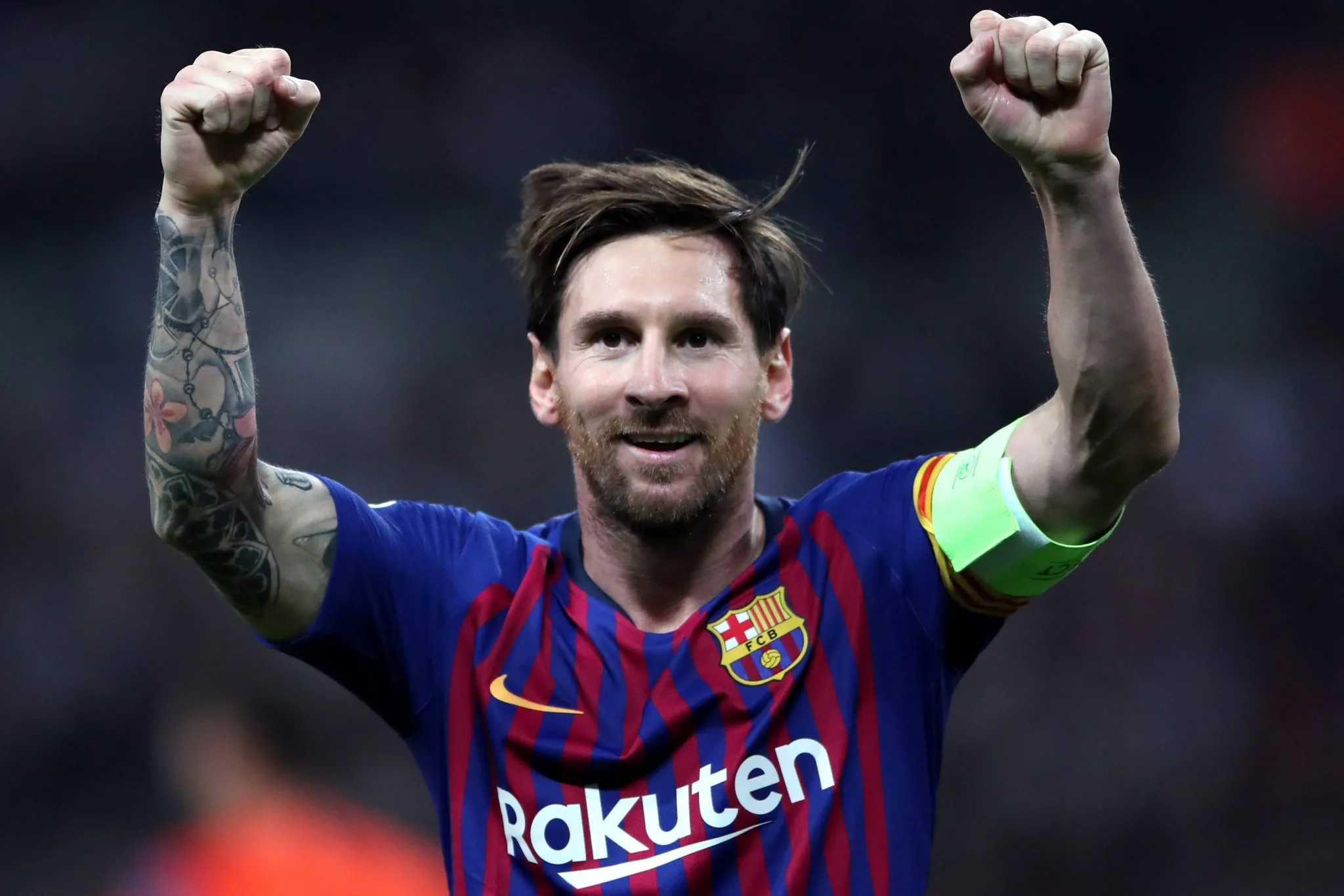 Lionel Messi pelo Barcelona em 2018 (Foto: Imago)