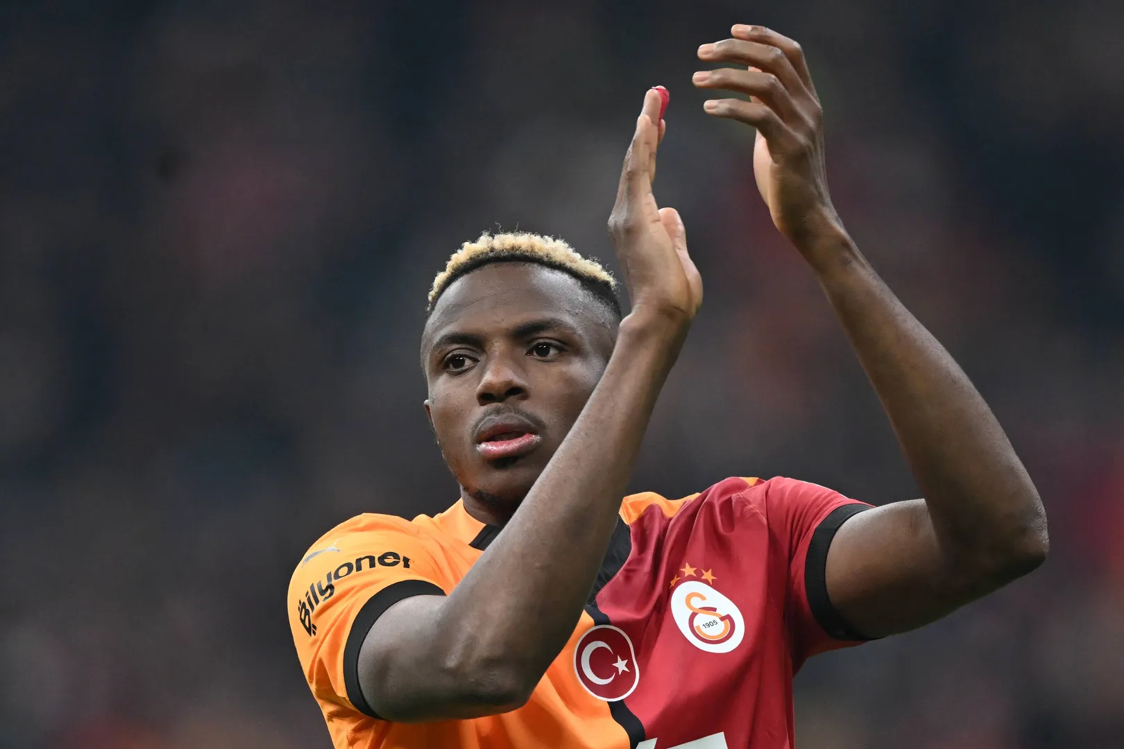 Victor Osimhen pelo Galatasaray Foto: (Imago)