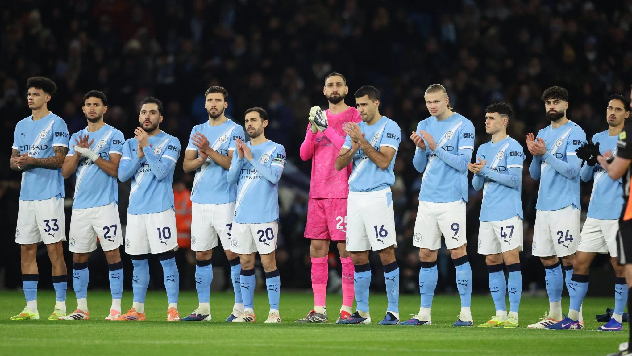Jogadores do Manchester City (Foto: Imago/APL)