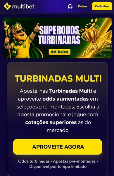 Promo&ccedil;&atilde;o &ldquo;Turbinadas Multi&rdquo;, da Multibet Brasil