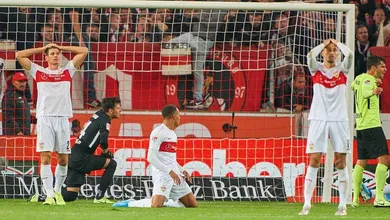 Um lance de pinball foi o c&uacute;mulo do azar em uma partida em que tudo deu errado ao Stuttgart