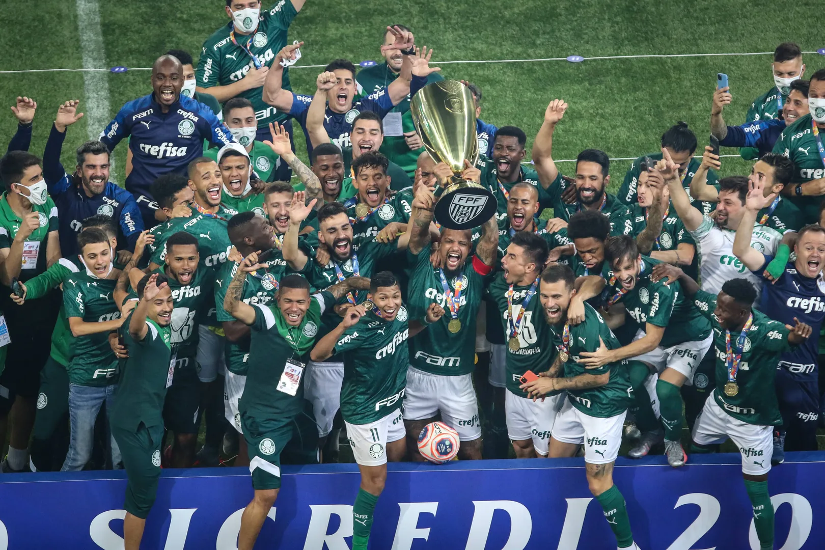 Palmeiras campe&atilde;o paulista 2020