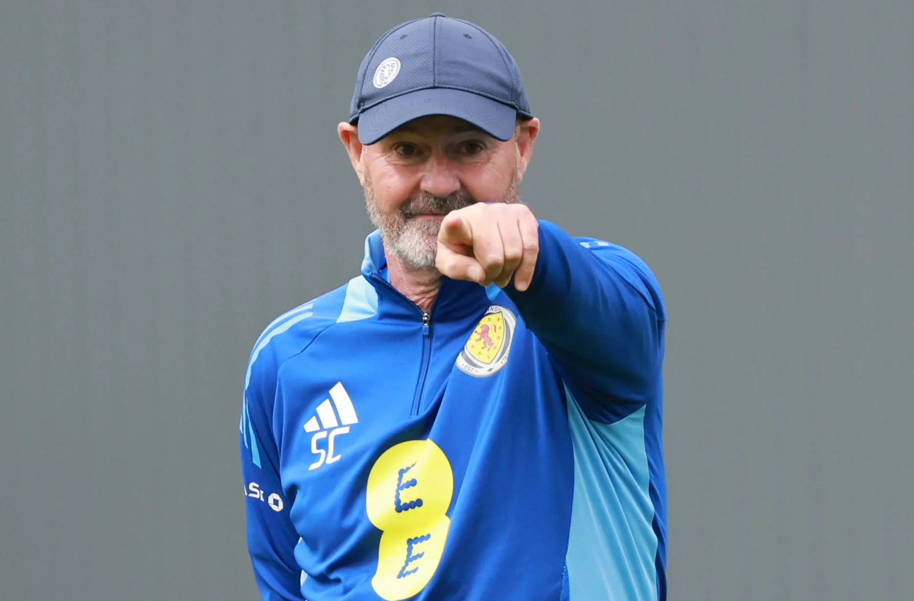 Steve Clarke, t&eacute;cnico da sele&ccedil;&atilde;o escocesa