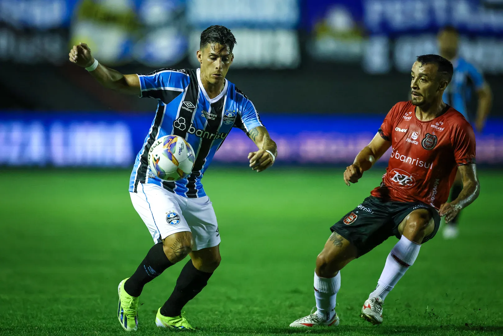 O Gr&ecirc;mio enfrentou o Brasil de Pelotas na estreia do Ga&uacute;cho (Foto: Lucas Uebel / Gr&ecirc;mio FBPA)