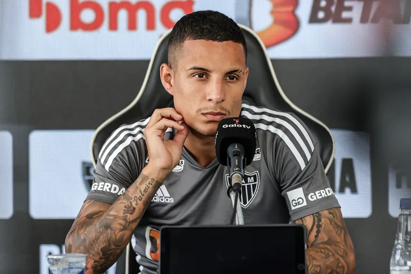 Foto: (Pedro Souza/Atl&eacute;tico) - Guilherme Arana, do Atl&eacute;tico-MG