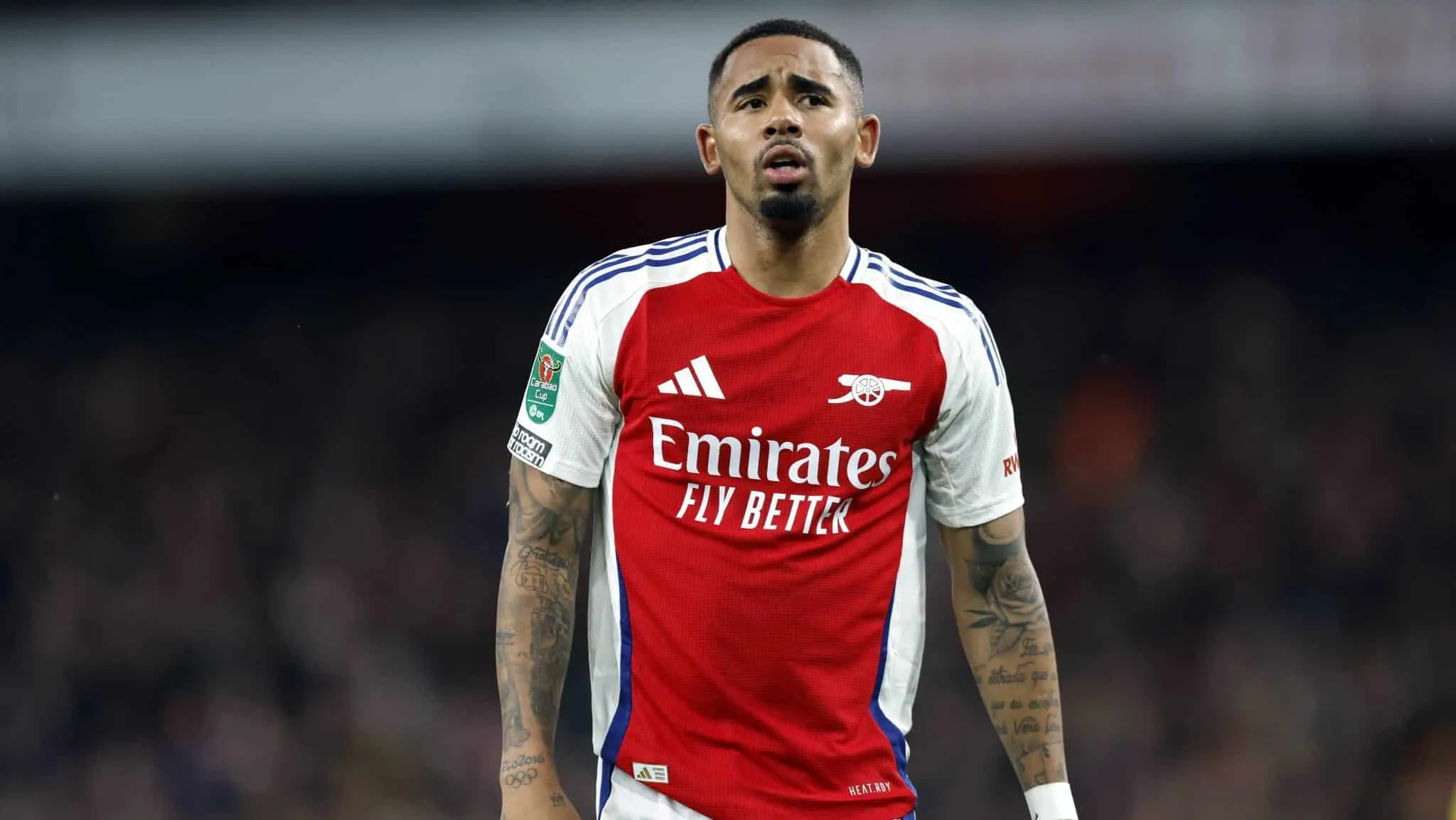 Gabriel Jesus tem les&atilde;o grav&iacute;ssima e recebe p&eacute;ssima not&iacute;cia no Arsenal
