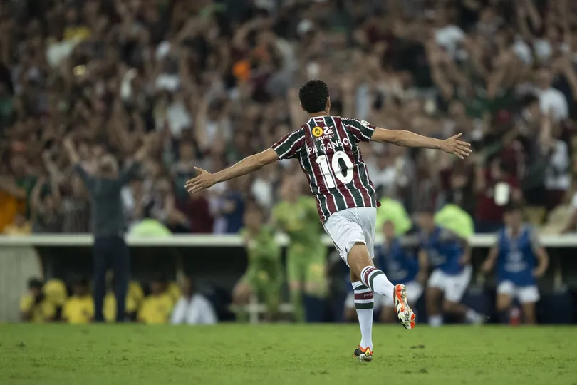 Paulo Henrique Ganso marou um gola&ccedil;o no empate do Fluminense com o Internacional - Foto: Icon sport