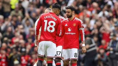 Recorde de Bruno Fernandes e Matheus Cunha marcam despedida de Casemiro do United