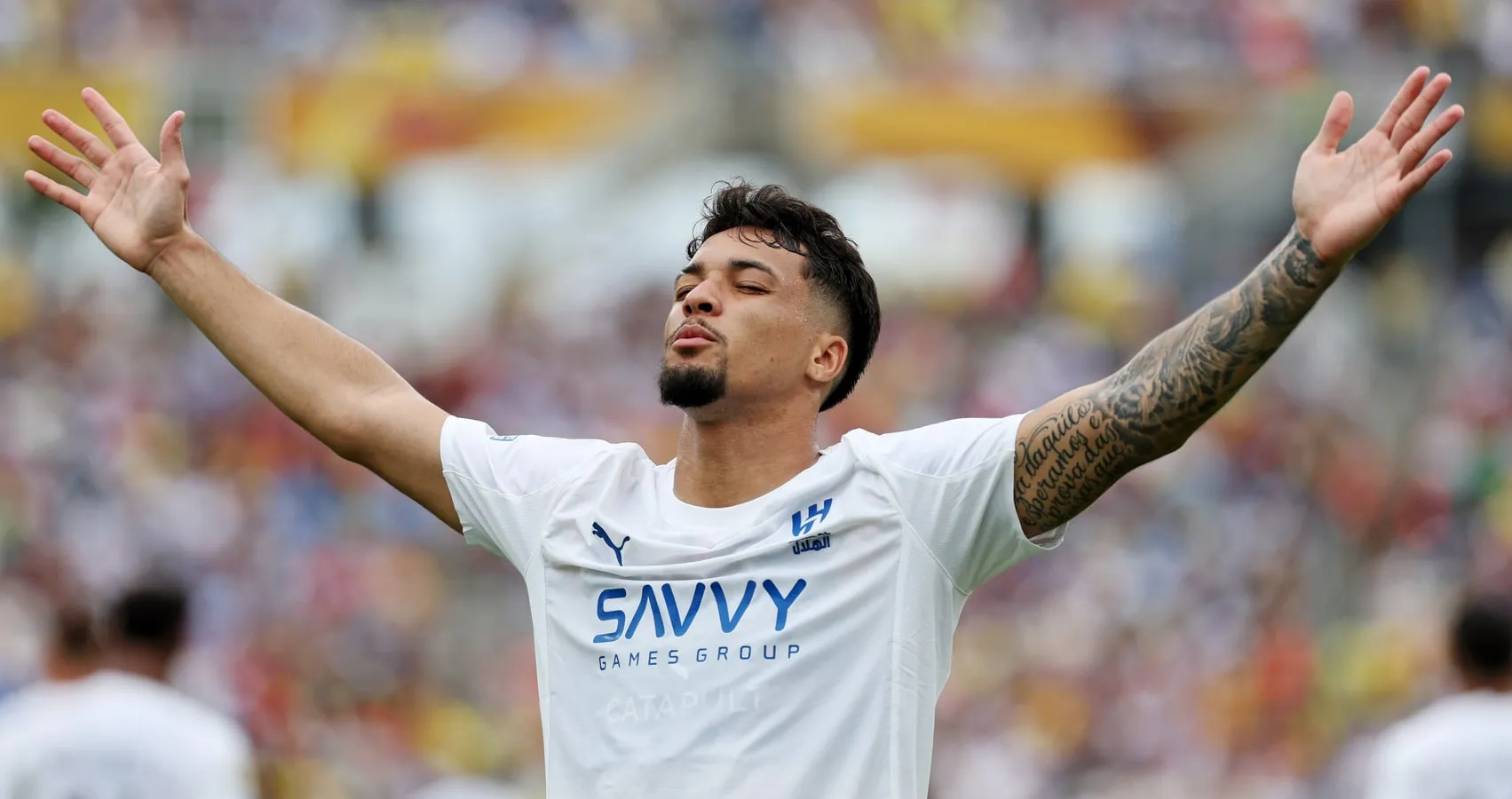 Marcos Leonardo durante o Mundial de Clubes da Fifa