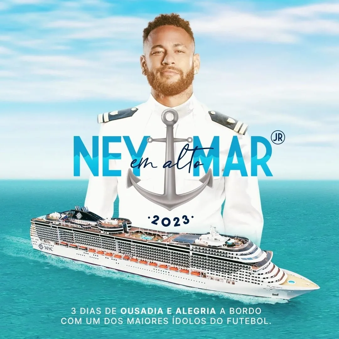 Quem poderia imaginar que um cruzeiro seria o auge de Neymar na temporada?