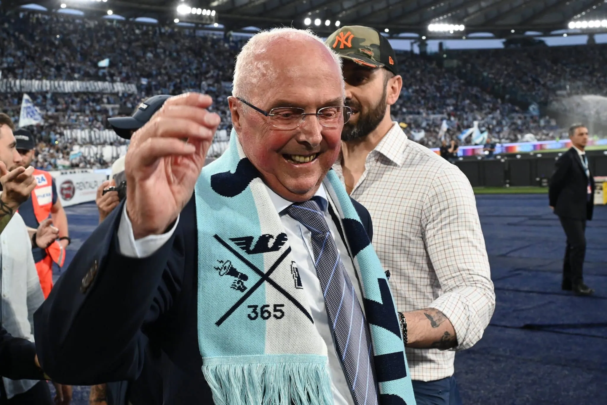 Sven-G&ouml;ran Eriksson: o adeus do treinador que desejou o sorriso de todos a sua volta