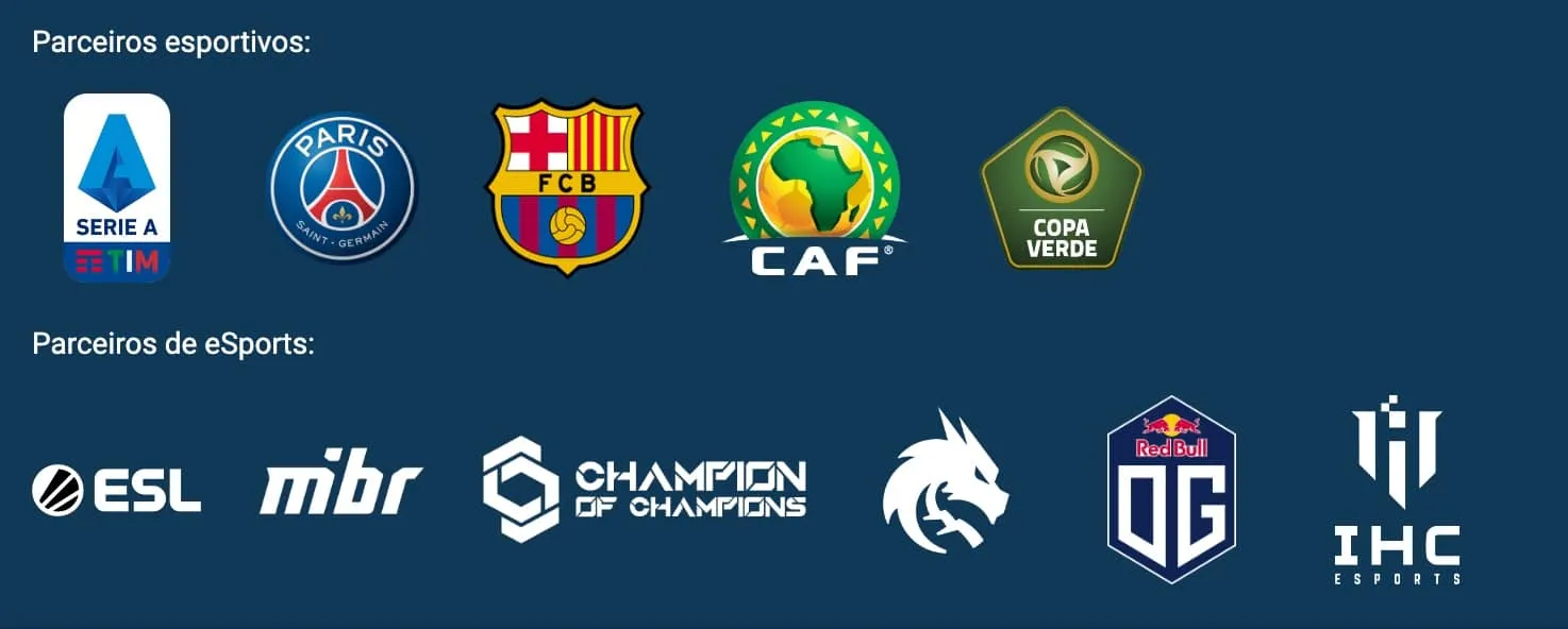 principais patroc&iacute;nios que atestam que a  1xBet &eacute; confi&aacute;vel