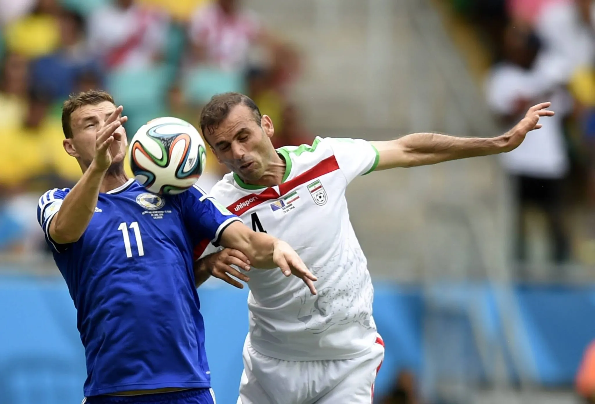 Dzeko disputou primeira Copa do Mundo pela B&oacute;snia-Herzegovina em 2014 