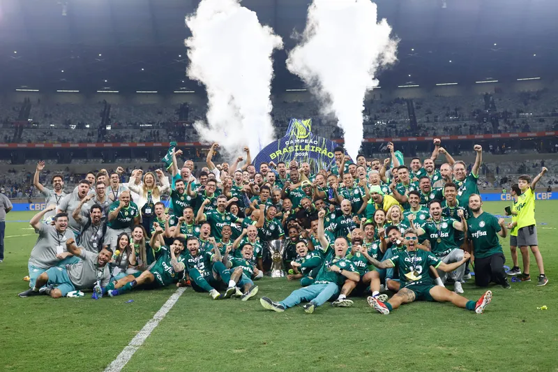 Palmeiras campe&atilde;o brasileiro de 2023 