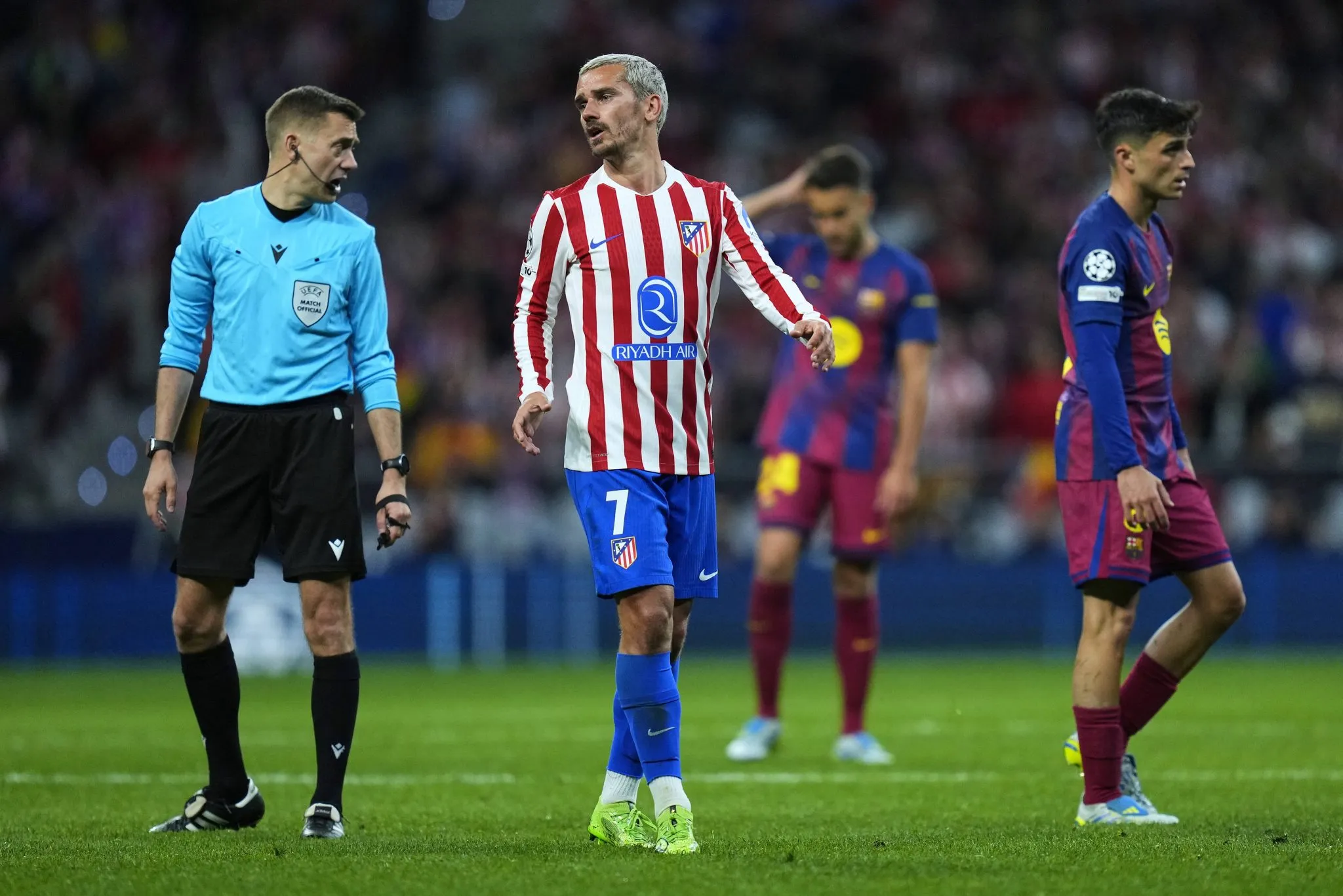 Griezmann em Atl&eacute;tico de Madrid x Barcelona
