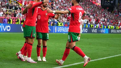 A m&aacute;quina de recordes Cristiano Ronaldo: Portugal vence e garante classifica&ccedil;&atilde;o na Euro