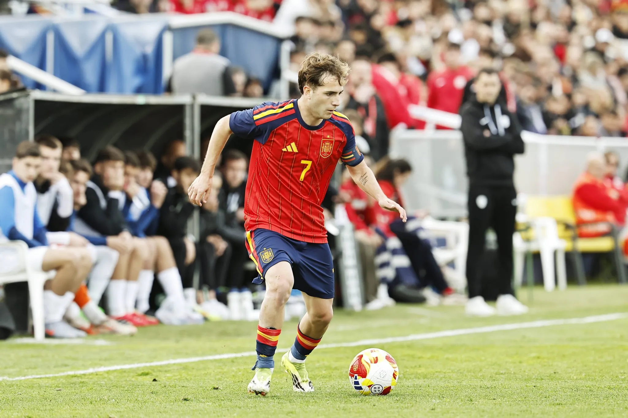 Daniel Ya&ntilde;ez pela sele&ccedil;&atilde;o espanhola sub-20