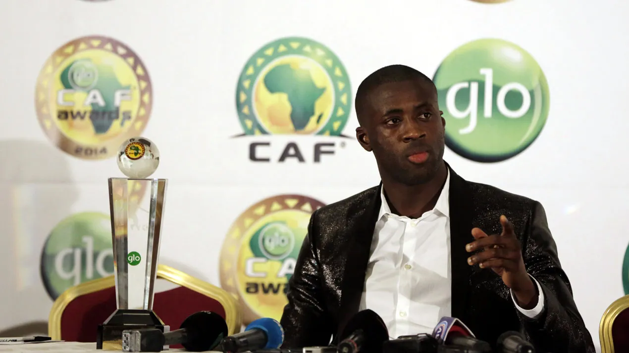Yaya Tour&eacute; reclamou do pr&ecirc;mio de Jogador Africano de 2015 para Aubameyang