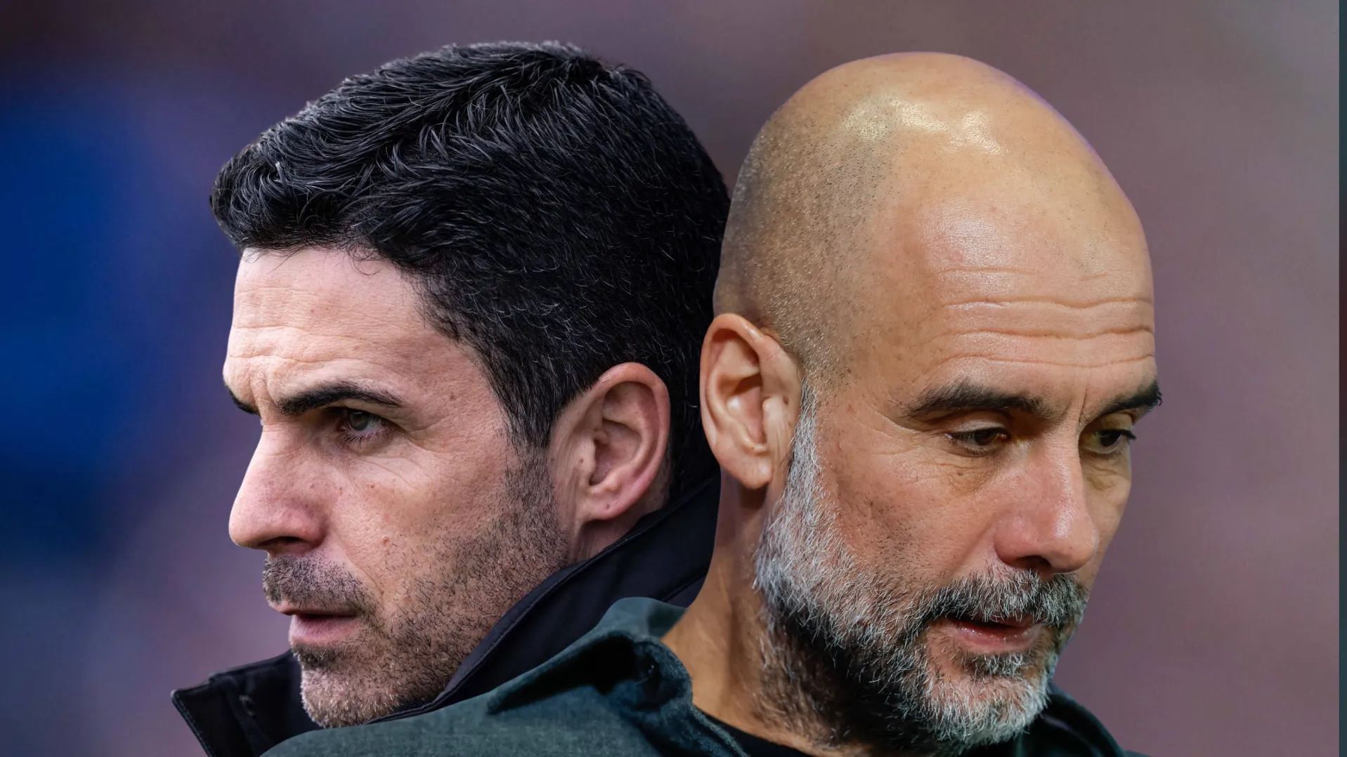 Mikel Arteta e Pep Guardiola travam mais uma batalha entre Arsenal e Manchester City