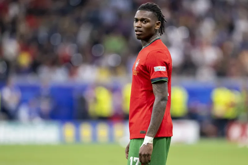 Rafael Le&atilde;o em a&ccedil;&atilde;o pela sele&ccedil;&atilde;o portuguesa
