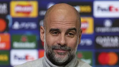 Guardiola lamenta s&oacute; os 25 minutos finais em goleada do Arsenal: &lsquo;O resto foi muito bom&rsquo;