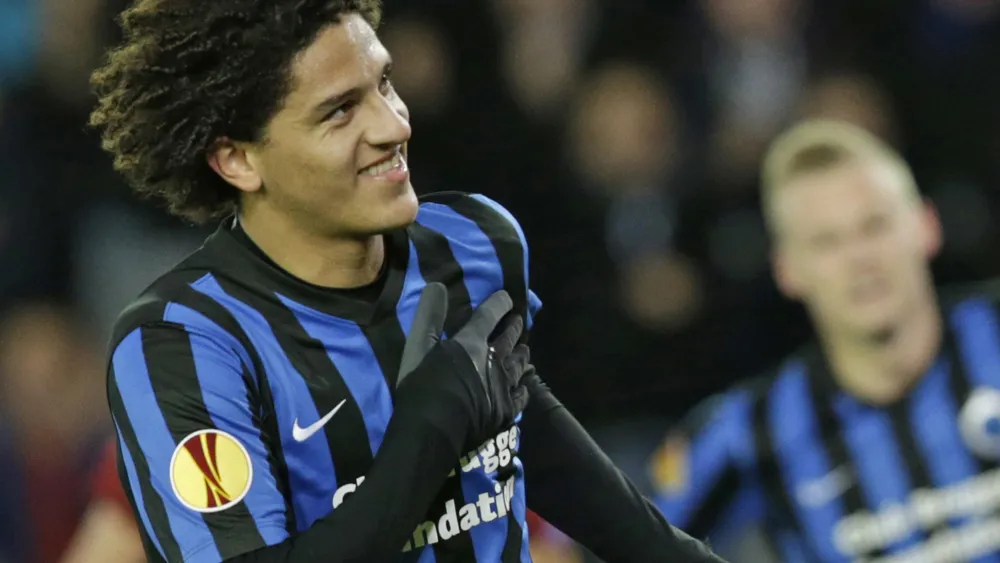 Felipe Gedoz, o brasileiro do Club Brugge (Foto: AP)