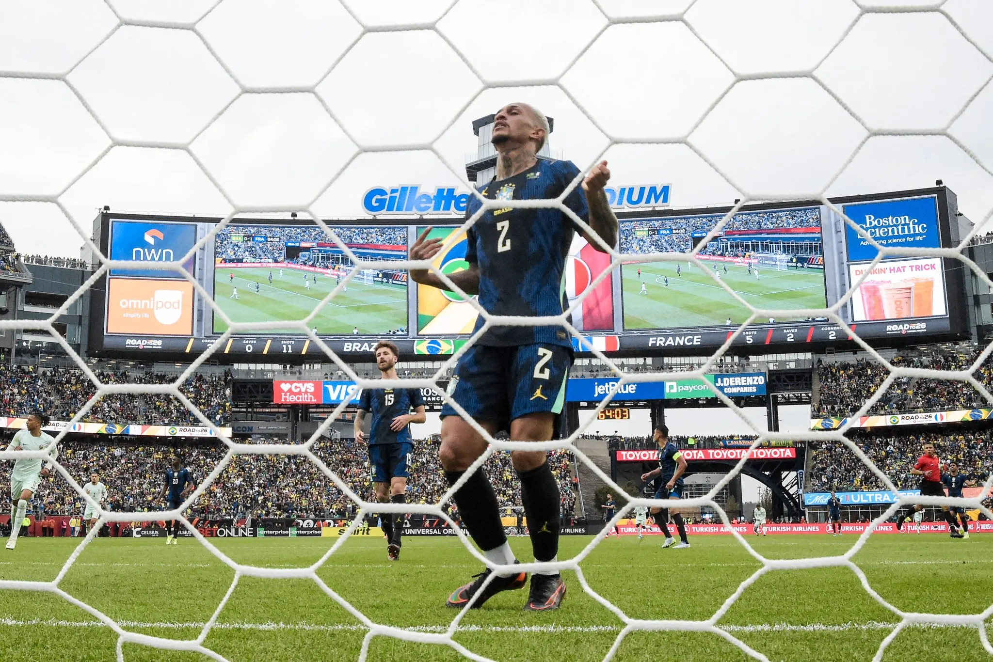 Wesley durante Brasil x Fran&ccedil;a (Foto: Imago/Sports Press Photo)