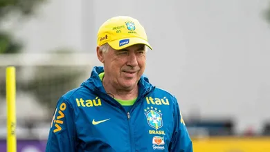 Ap&oacute;s 0 a 0 na estreia, Ancelotti esbo&ccedil;a ataque de 78 gols na sele&ccedil;&atilde;o brasileira