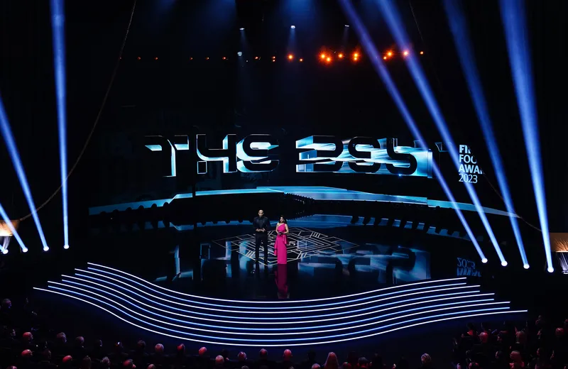 Pr&ecirc;mio Fifa The Best, em janeiro de 2024, na cidade de Londres. Foto: Icon Sport
