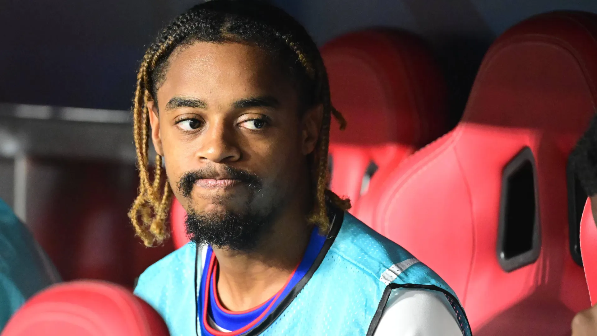 Bradley Barcola, atacante do Paris Saint-Germain, durante a partida da Supercopa da Europa entre PSG e Aston Villa, na Red Bull Arena, em Salzburgo, na &Aacute;ustria, em 12 de agosto de 2026.