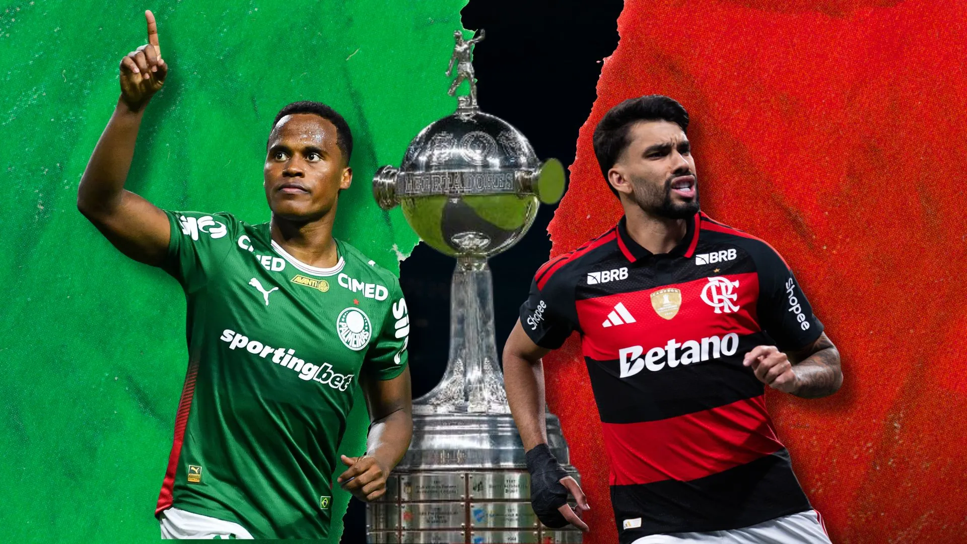 Flamengo e Palmeiras ser&atilde;o os principais brasileiros da Libertadores novamente?
