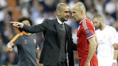Para Robben, n&atilde;o h&aacute; nenhum t&eacute;cnico no mundo melhor que Guardiola