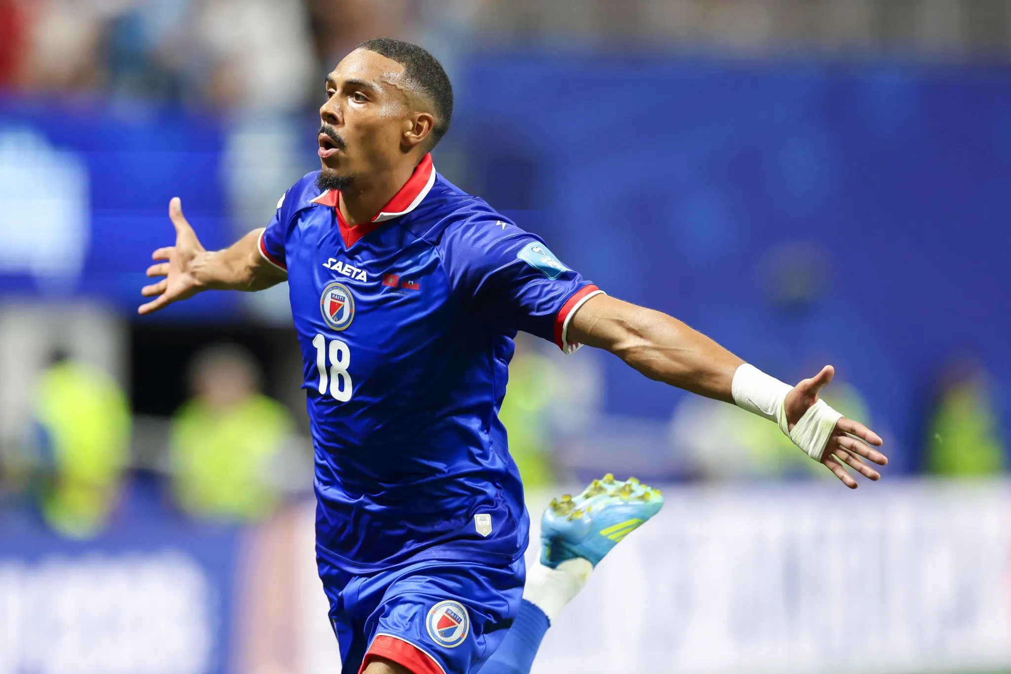 Wilson Isidor marcou um dos gols do Haiti no confronto (Foto:
SUSA / Icon Sport)