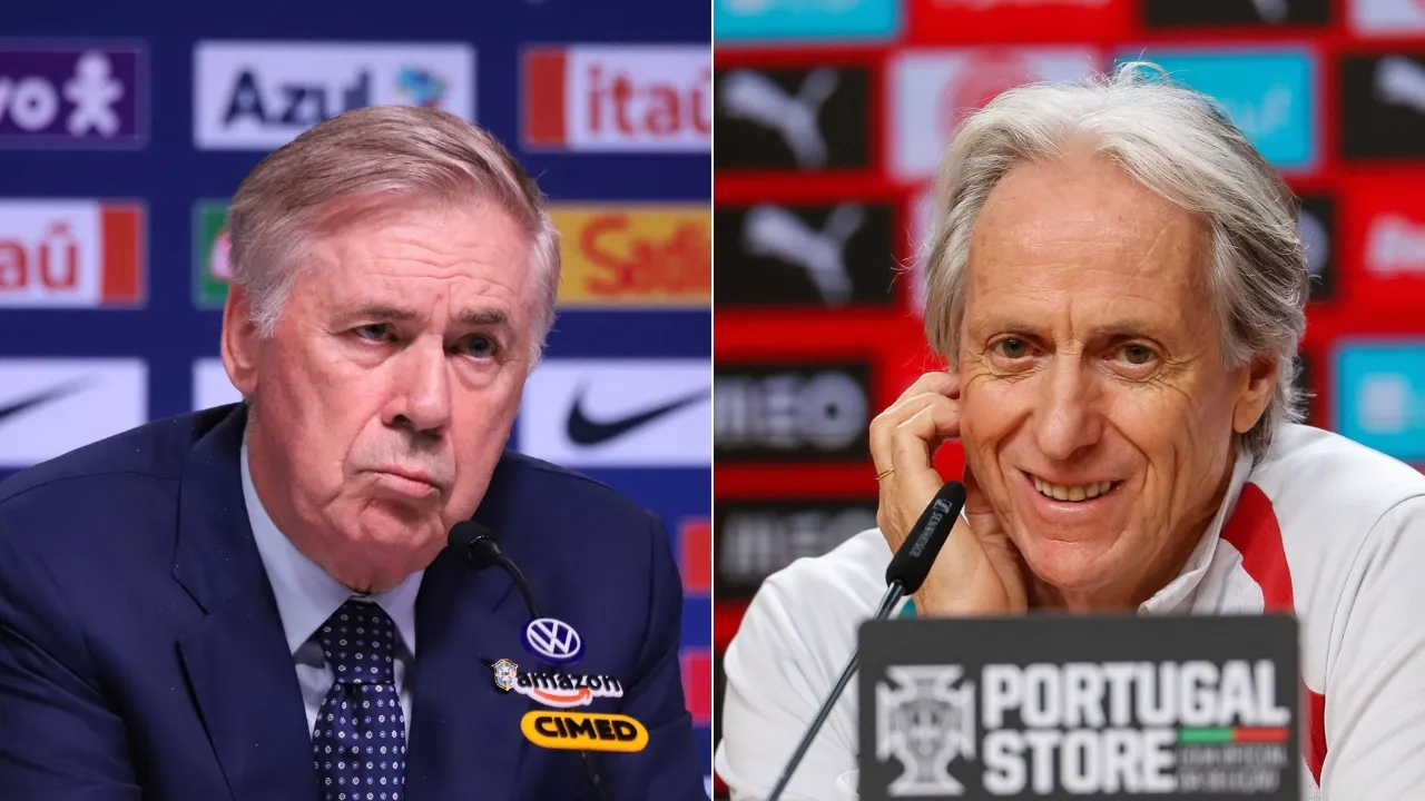 Jorge Jesus: ‘Certeza que Ancelotti tem uma opinião diferente sobre Brasil x Noruega’