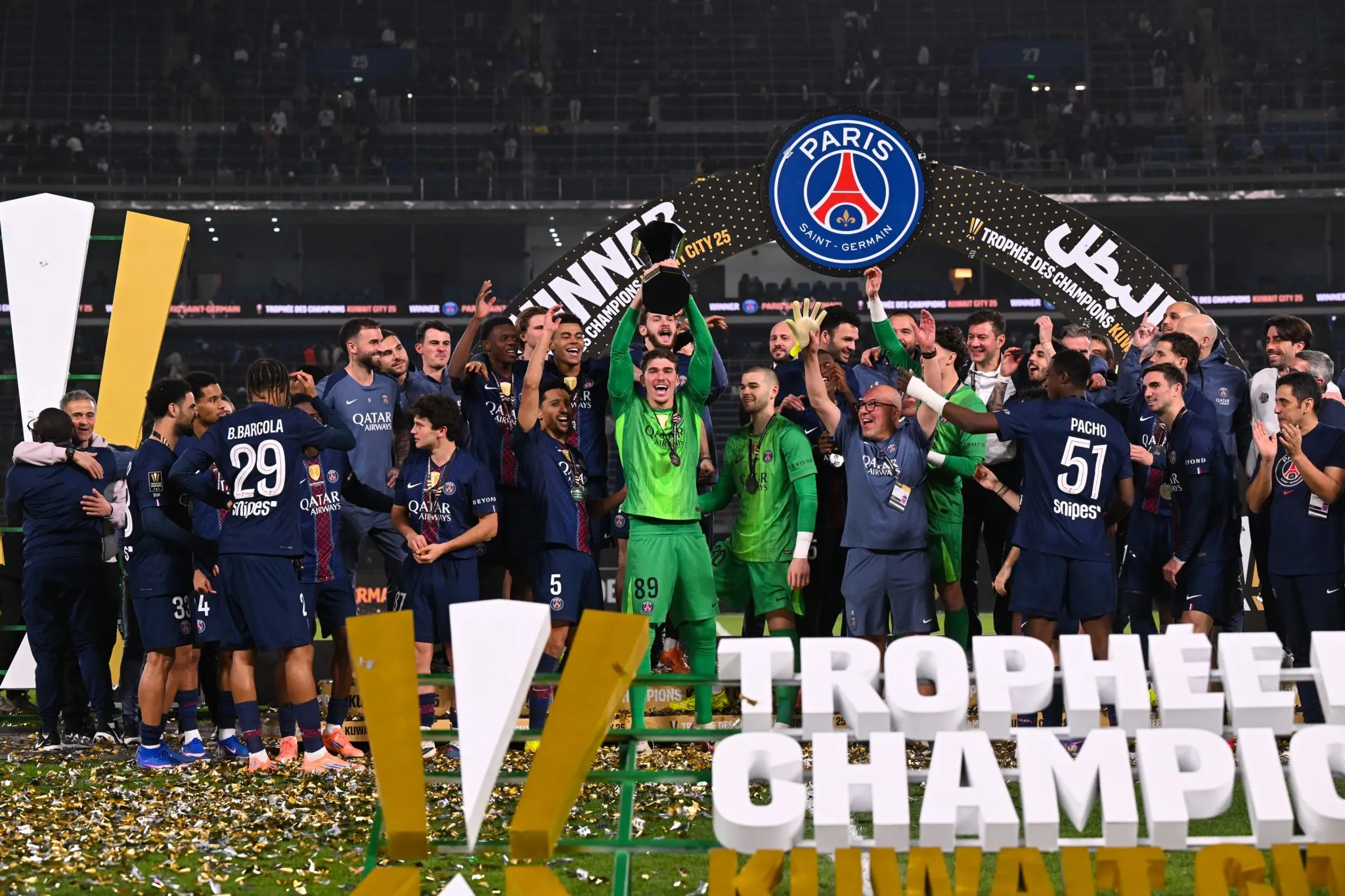 PSG conquistou a Supercopa da Fran&ccedil;a nesta temporada