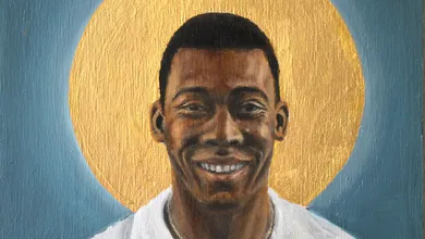 Projeto de artista su&iacute;&ccedil;o transforma craques do futebol em entidades divinas