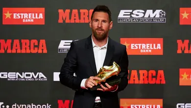 Messi sobre Chuteira de Ouro: &ldquo;Consegui gra&ccedil;as a meus companheiros. &Eacute; um reconhecimento a eles&rdquo;