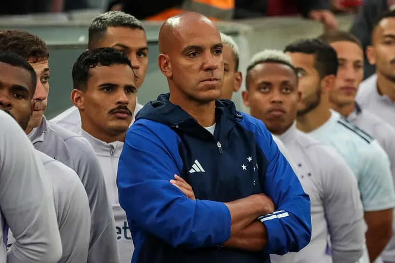 Pepa durante sua passagem como treinador do Cruzeiro