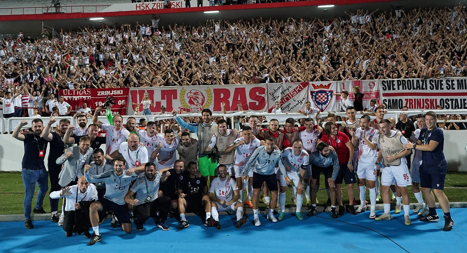 O Zrinjski viveu uma memor&aacute;vel estreia: transformou o 0x3 em 4&times;3 contra o AZ