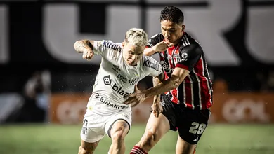 S&atilde;o Paulo joga como mandante no cl&aacute;ssico na Vila, mas Santos segura empate em 0 a 0