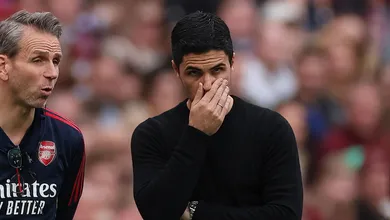 Arteta: &ldquo;Quando estava 2 a 0, n&atilde;o est&aacute;vamos sob press&atilde;o. N&atilde;o fizemos o que o jogo exigia naquele momento&rdquo;