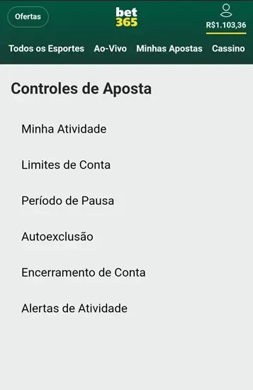 Autoexclus&atilde;o Bet365: como funciona e alternativas com revers&atilde;o