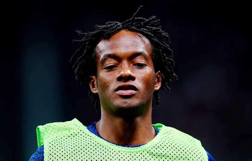 Juan Cuadrado encerrou sua passagem pela Inter de Mil&atilde;o e &eacute; um dos jogadores livres no mercado europeu de transfer&ecirc;ncias. Foto: Icon Sport
