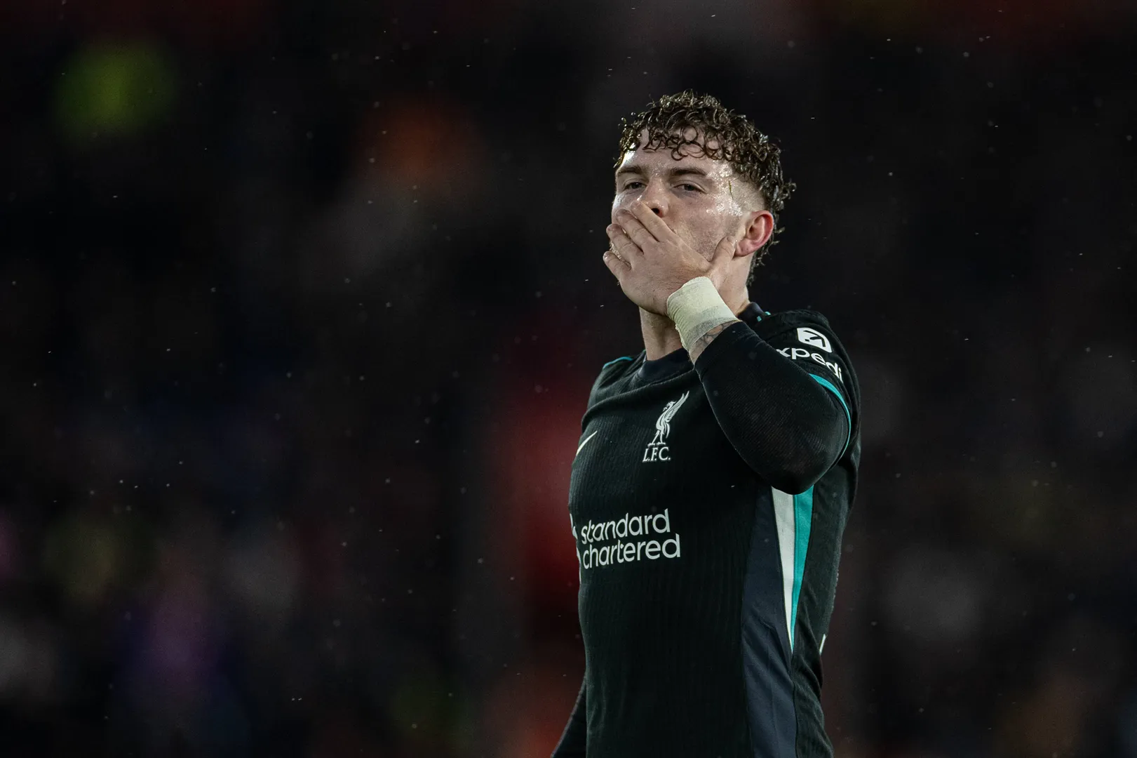 Harvey Elliott comemora gol do Liverpool contra o Southampton (Foto: Imago)