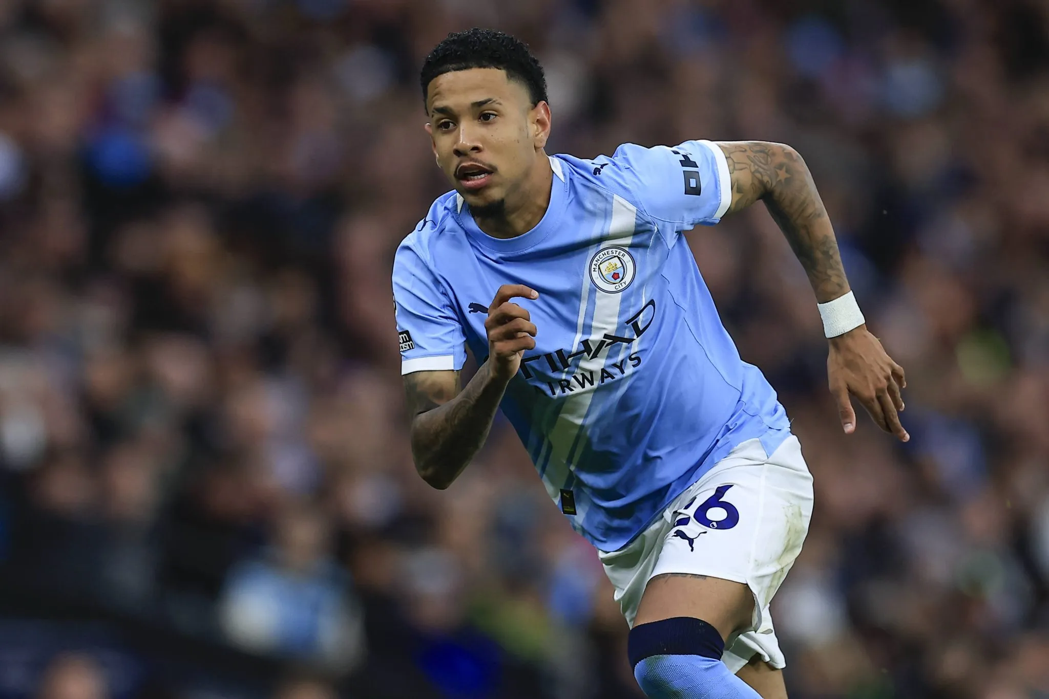Savinho em a&ccedil;&atilde;o pelo Manchester City