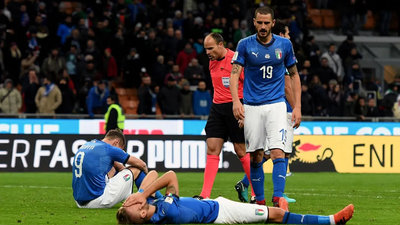Bonucci: &ldquo;Ficar fora da Copa &eacute; uma marca negativa que nunca sair&aacute; da nossa carreira&rdquo;
